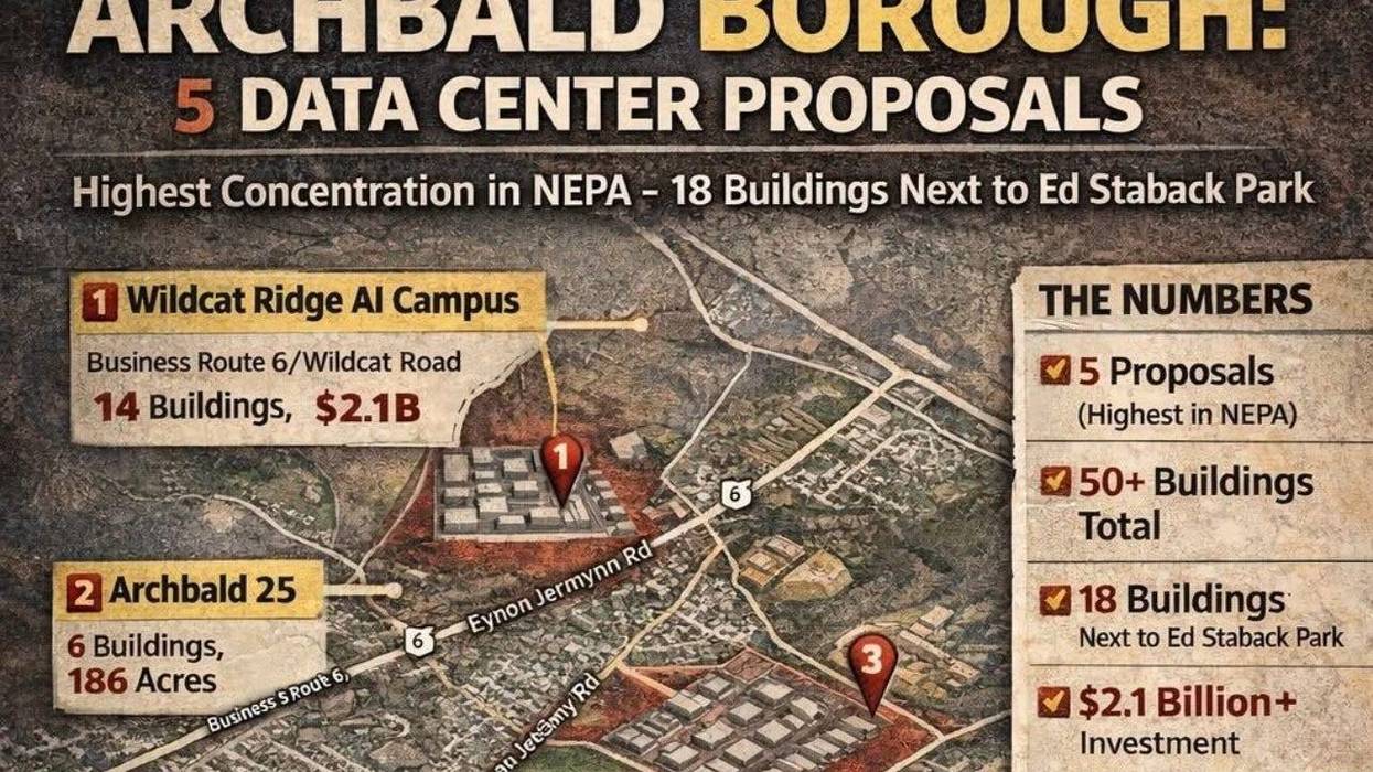 Data Center Developer Demands Recusal of Entire Archbald Council