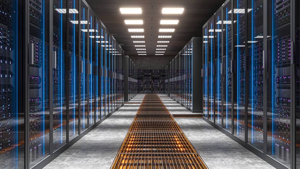 Data center interior