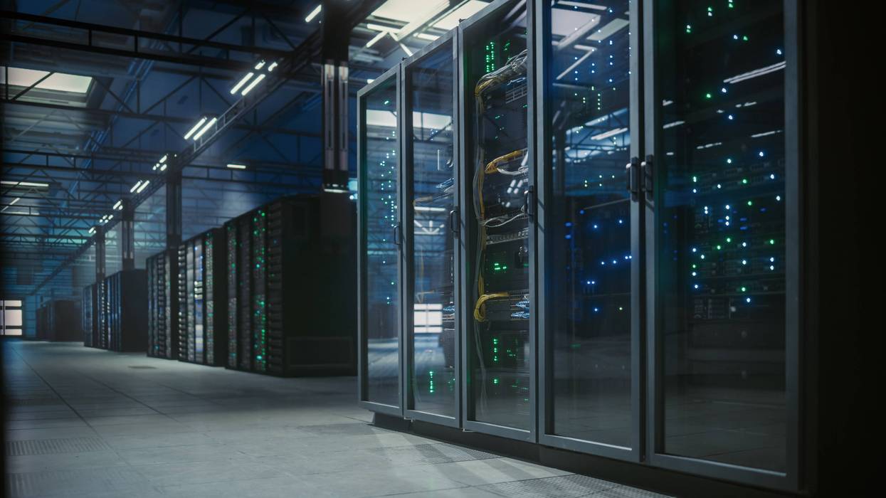 Data center server room