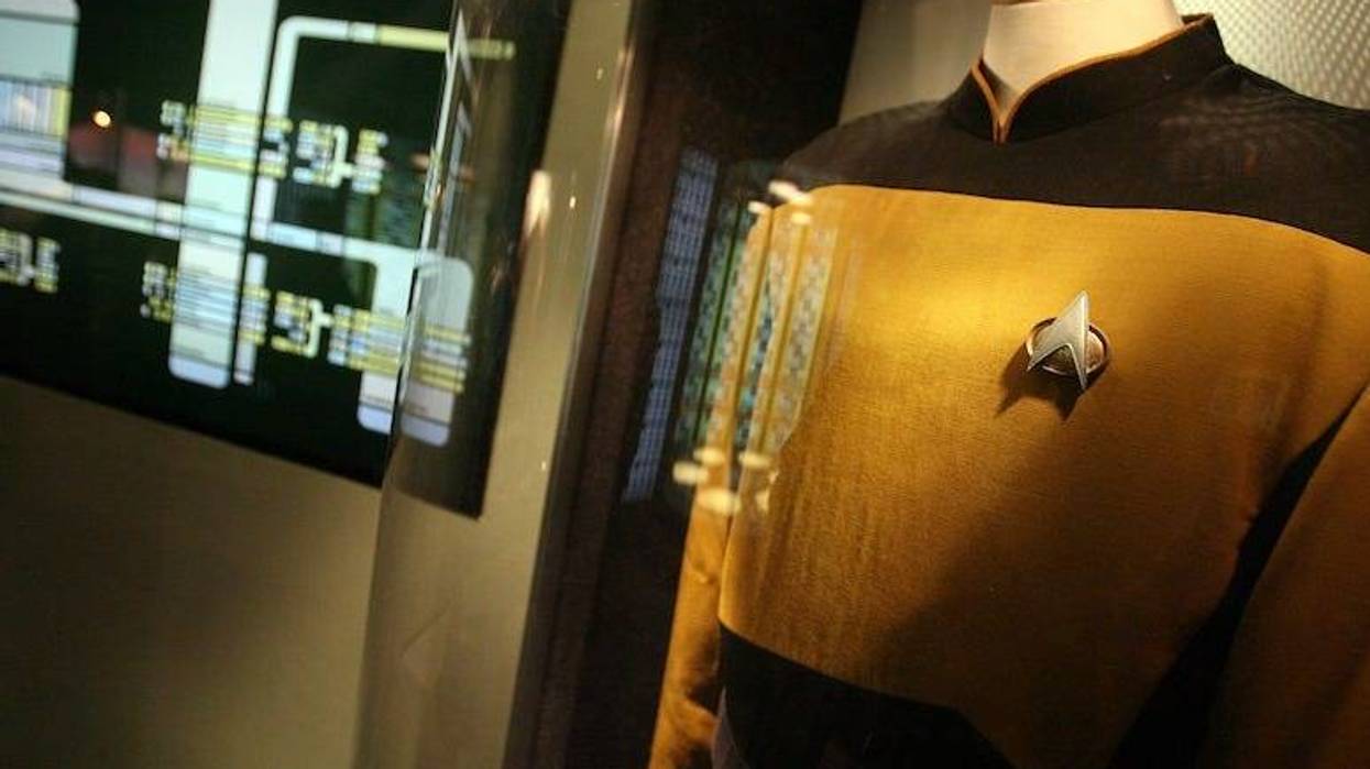 Data, Uniform, Star Trek, Transporter Room, Detroit Science Center, Display
