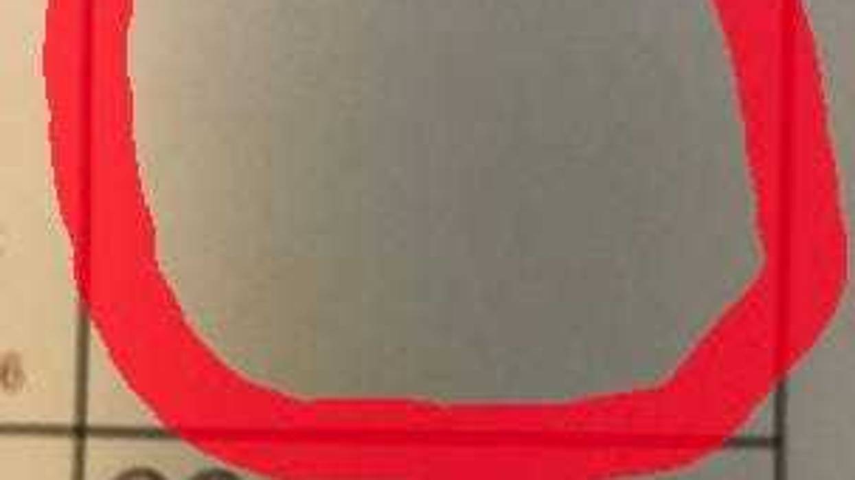 Date circled on Calendar.