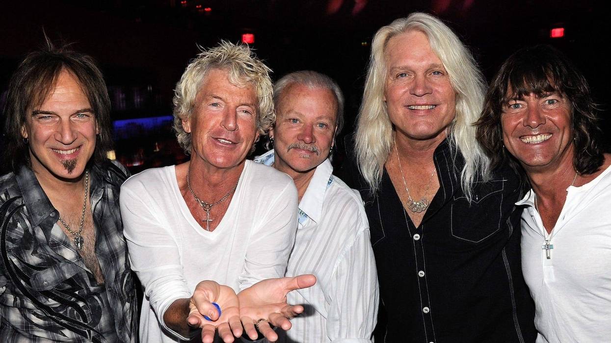 Dave Amato, Kevin Cronin, Neal Doughty, Bruce Hall and Bryan Hitt