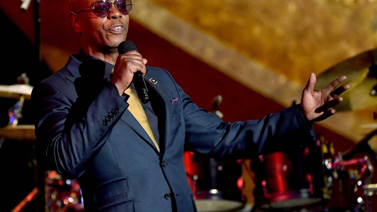Dave Chappelle speaks onstage at Q85: A Musical Celebration for Quincy Jones at the Microsoft Theatre on September 25, 2018 in Los Angeles, California. (