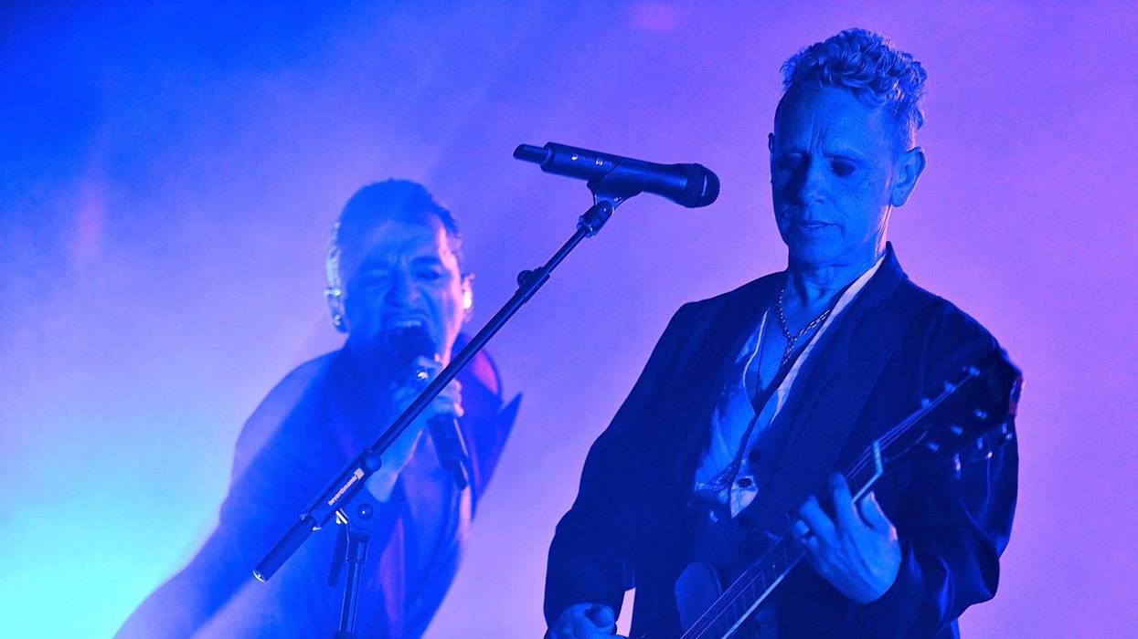 Dave Gahan, Martin Gore of Depeche Mode