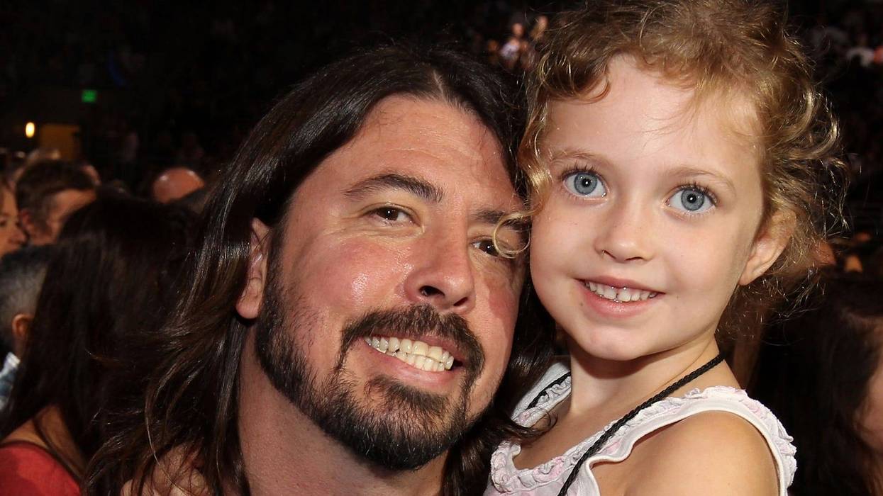 Dave Grohl and daughter Violet