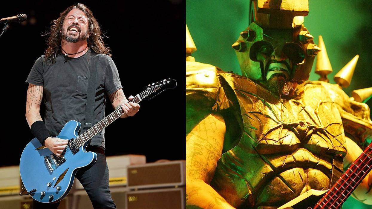 Dave Grohl and Gwar