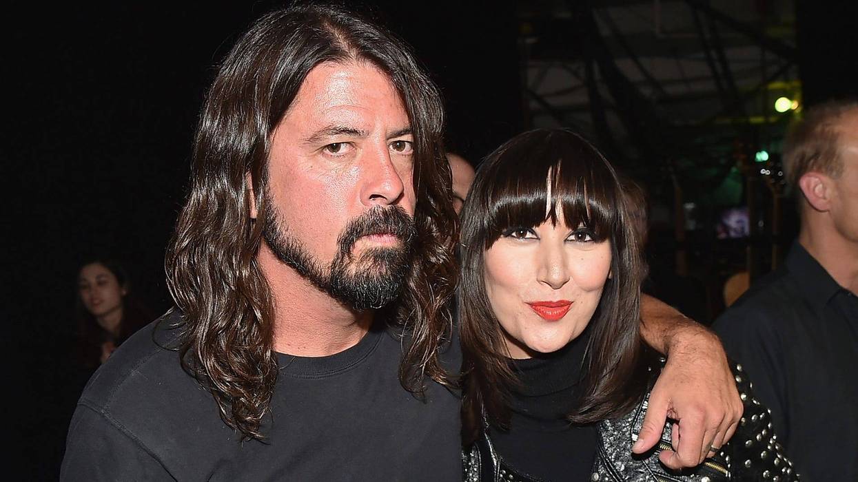 Dave Grohl and Karen O
