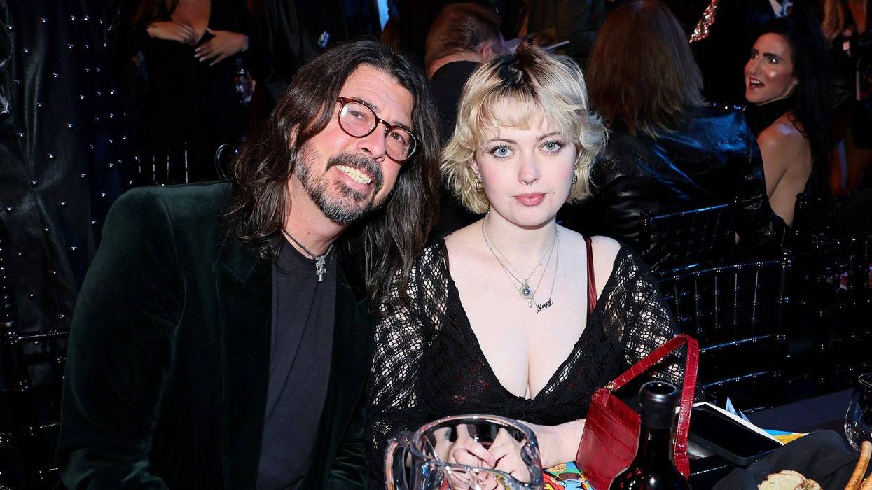 Dave Grohl and Violet Grohl
