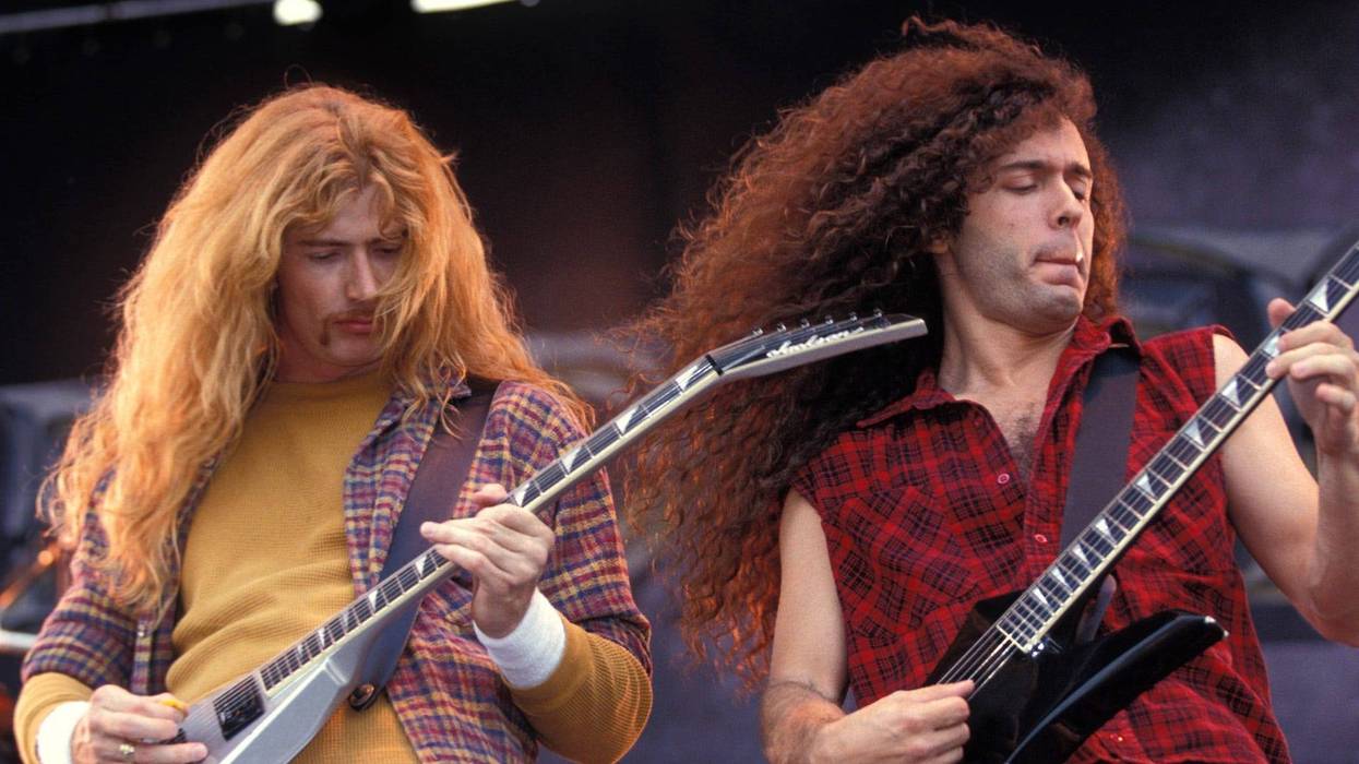 Dave Mustaine and Marty Friedman