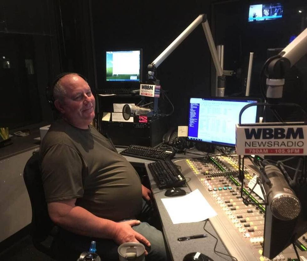 Dave Roe at control board