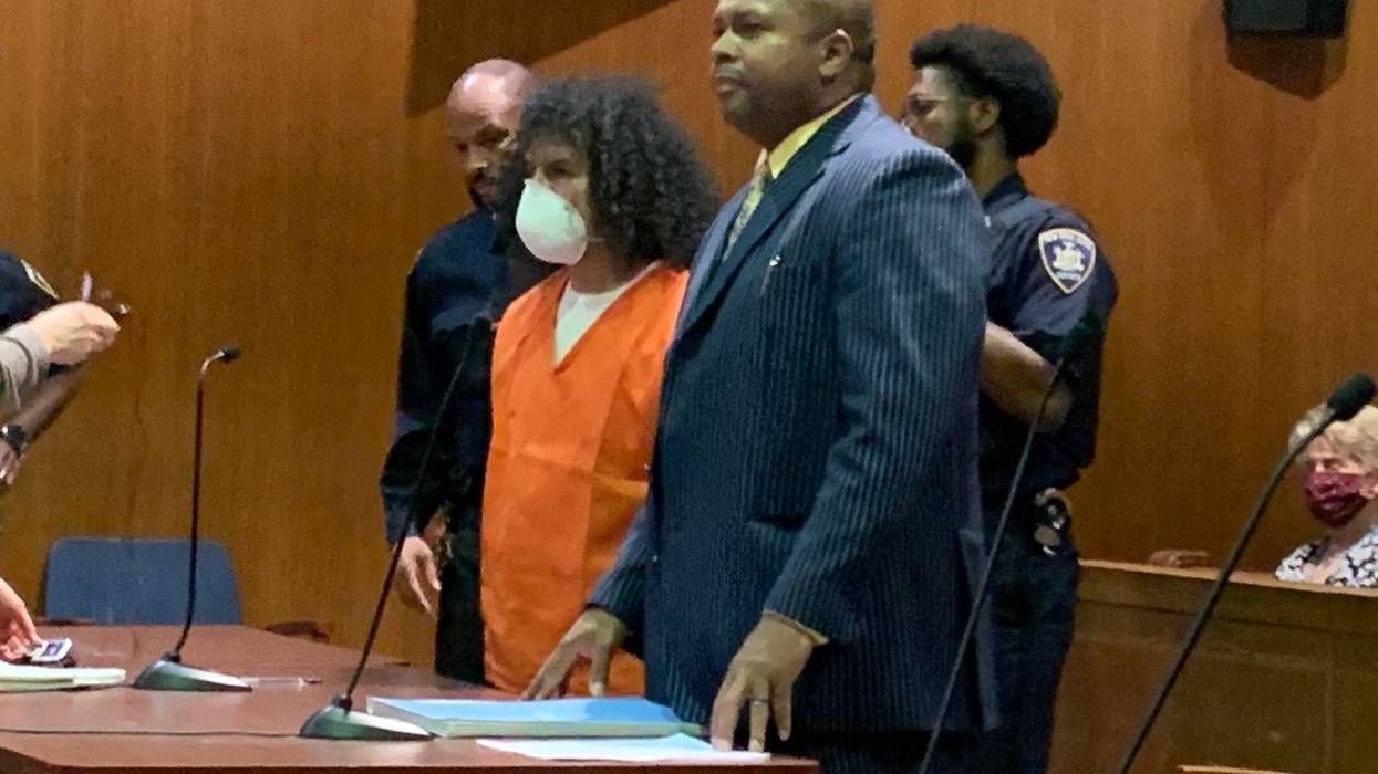 David Banola at his sentencing hearing on Nov. 16, 2022. Banola admitted to murdering 51-year-old Orsolya Gaal in April.