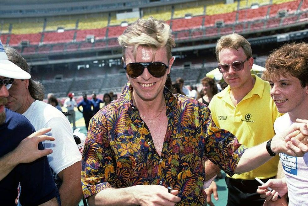 David Bowie during Press Conference for David Bowie