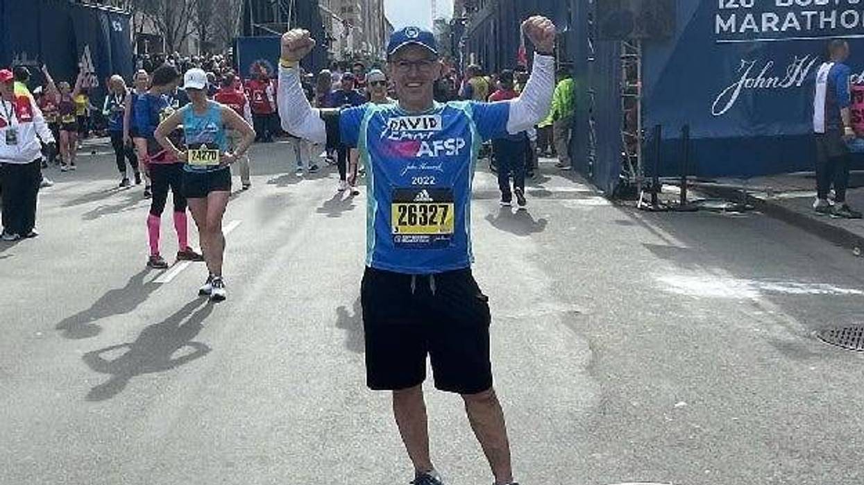 David Completed The Boston Marathon