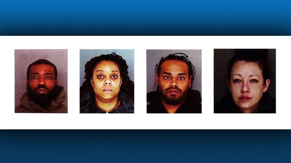 David Fields, Tanesha Olverson, Robert Raglin and Elizabeth Rexrode