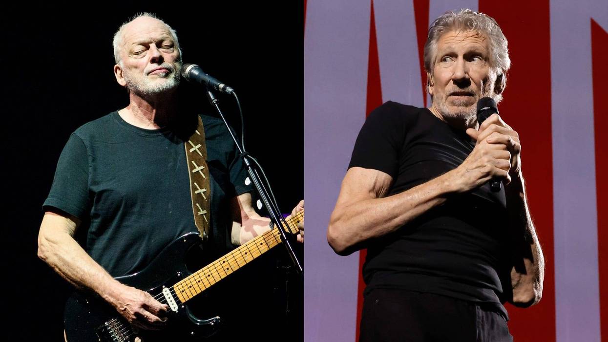 David Gilmour and Roger Waters