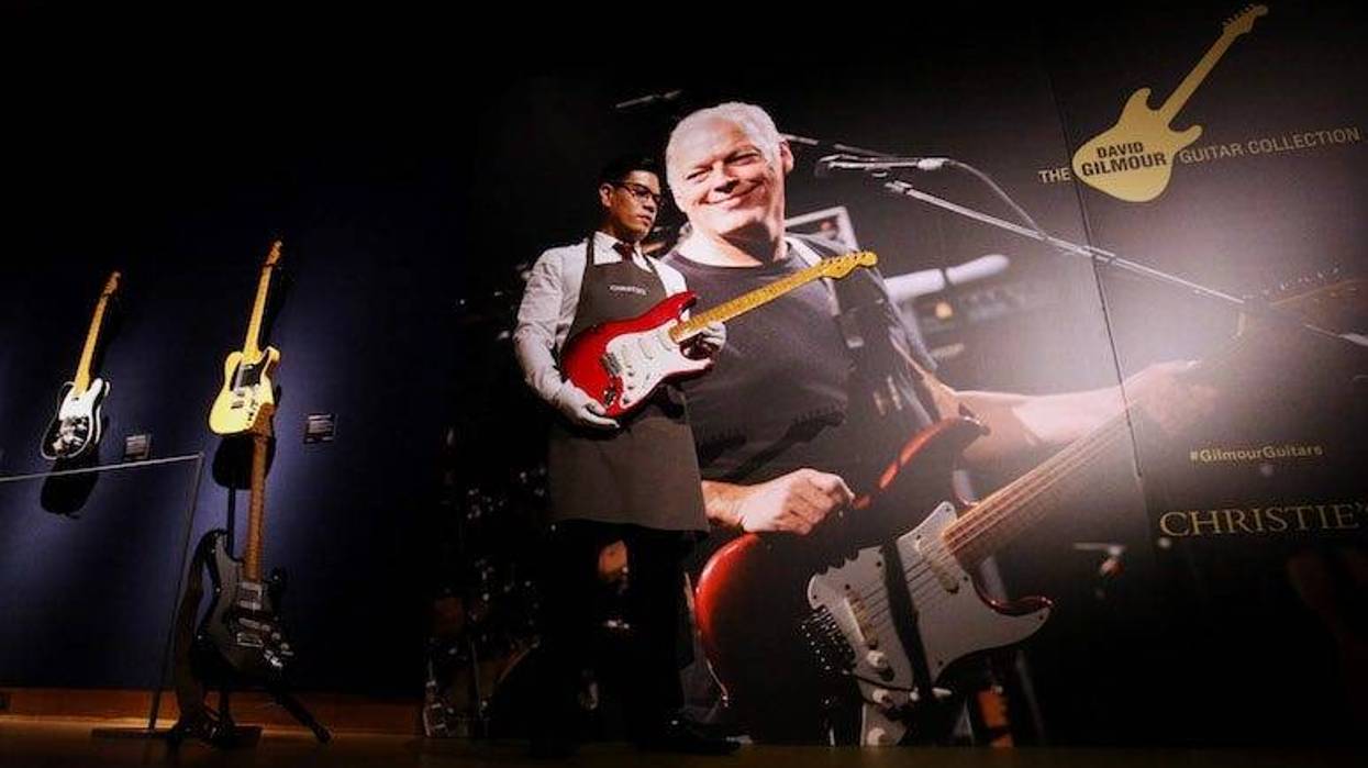David Gilmour, Auction, Guitars, Presenter, David Gilmour Collection, Christie's, 2019