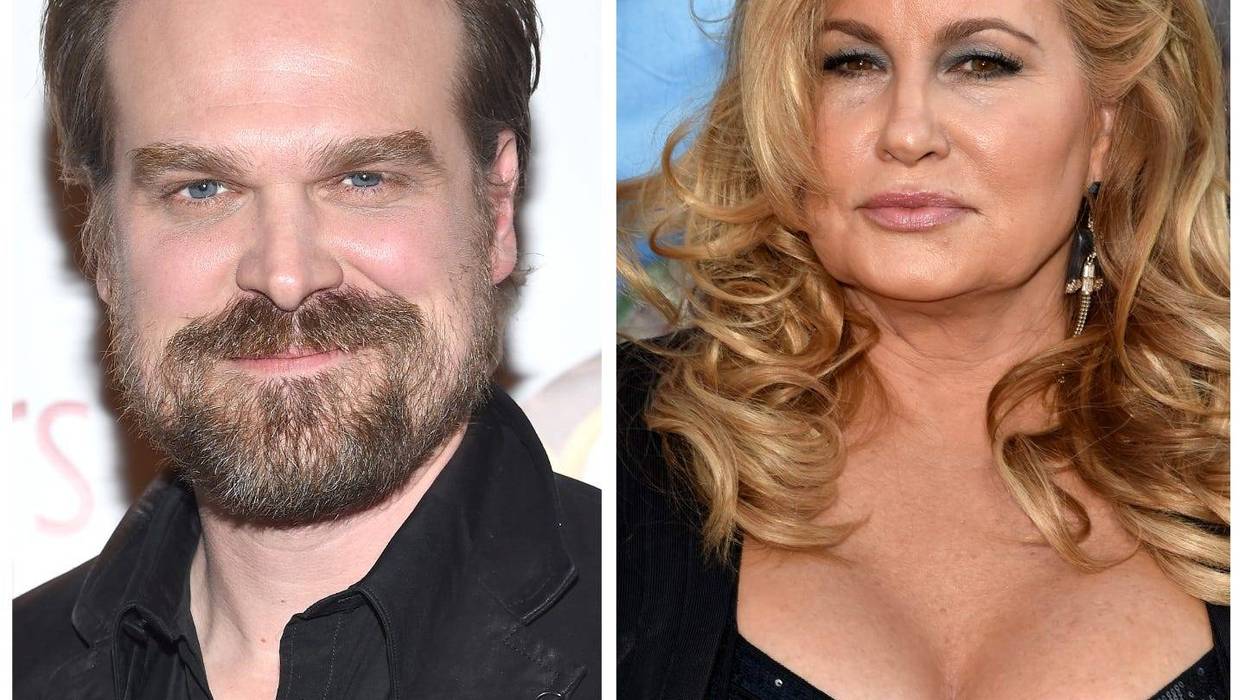 David Harbour and Jennifer Coolidge