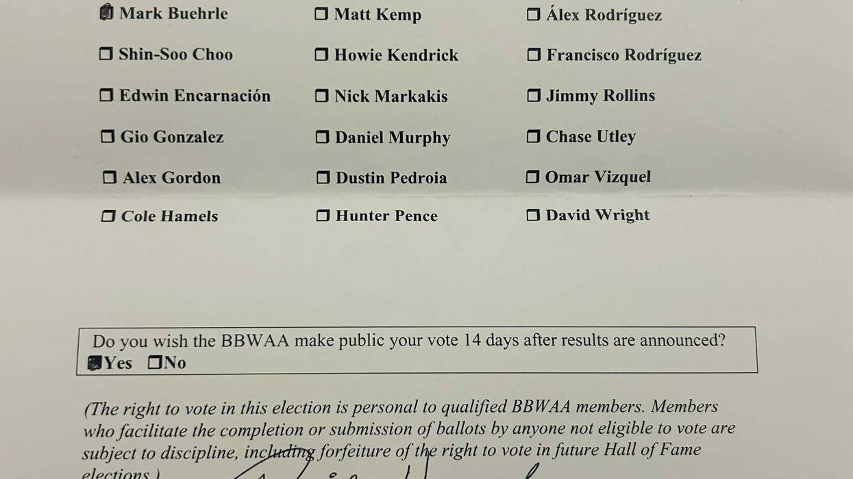David Haugh voted for Felix Hernandez, Mark Buehrle and Andruw Jones on his 2026 Hall of Fame ballot.