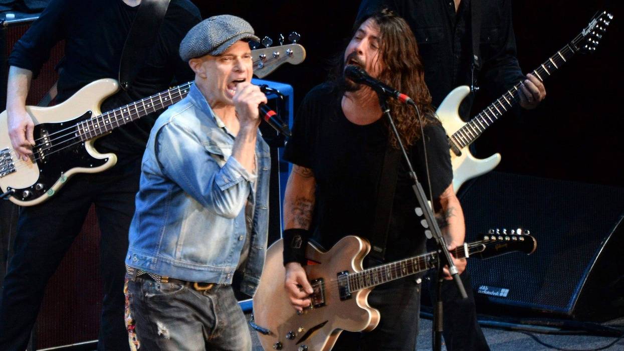 David Lee Roth and Dave Grohl