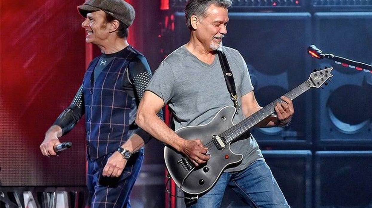 David Lee Roth and Eddie Van Halen