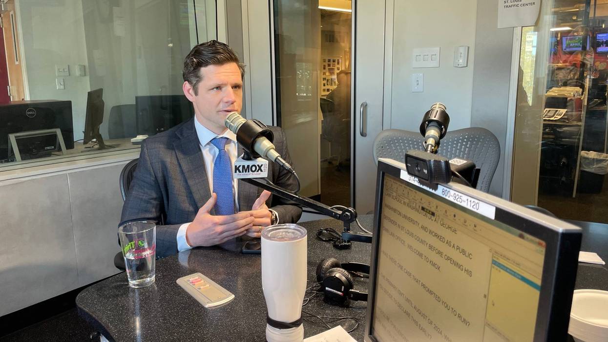 david mueller in kmox studio