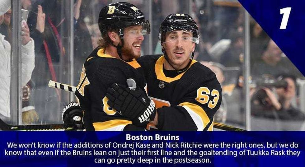 David Pastrnak, Brad Marchand