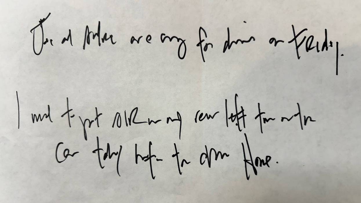 David's Handwriting