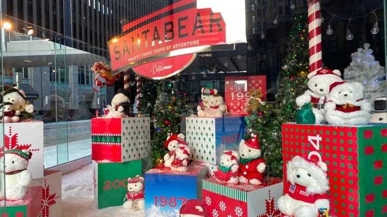 Dayton’s Holiday Market open Thursday with a bit of nostalgia this year, including the always popular Santa Bear.