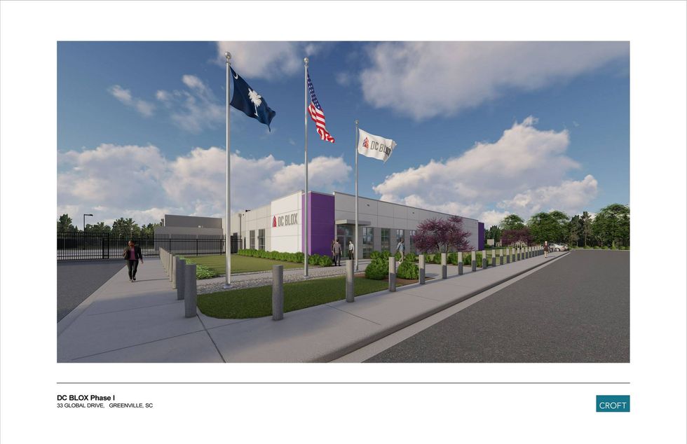 DC BLOX Greenville Street View Plan