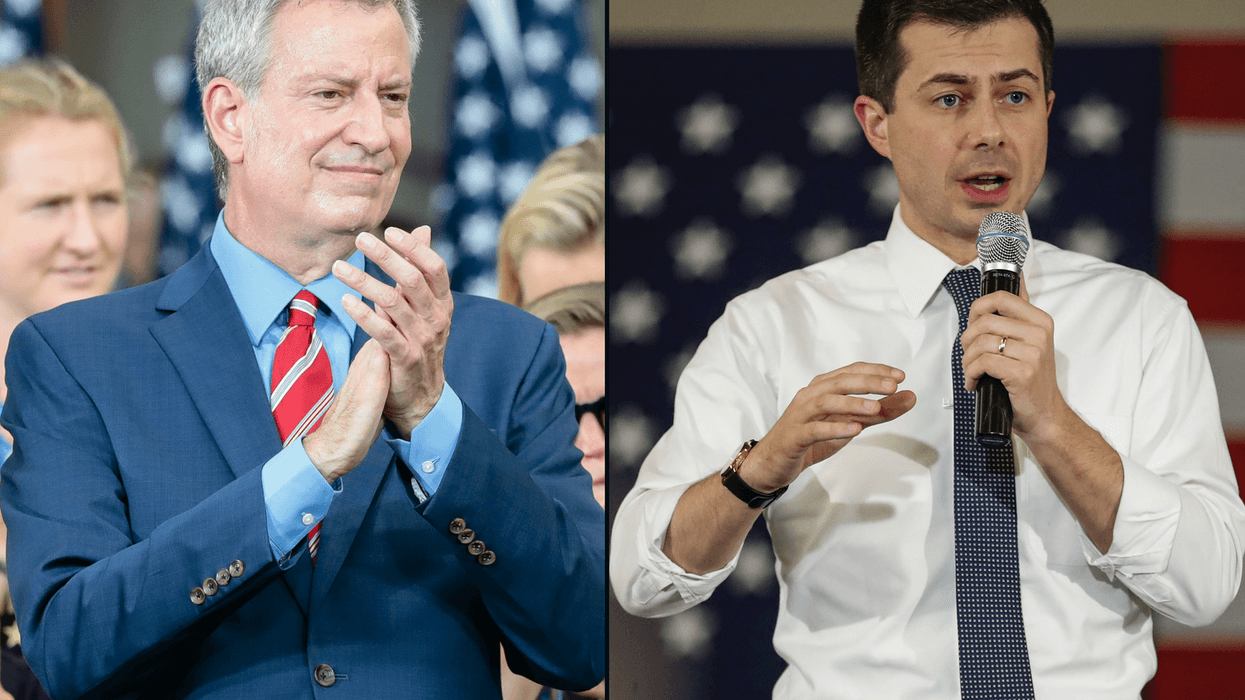 De Blasio Buttigieg