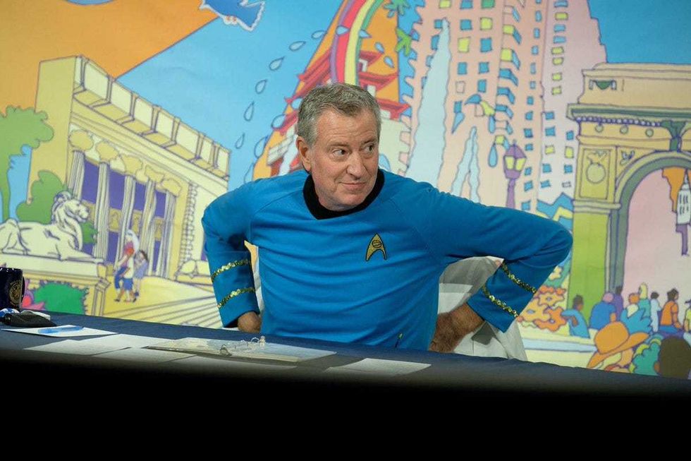 De Blasio costume