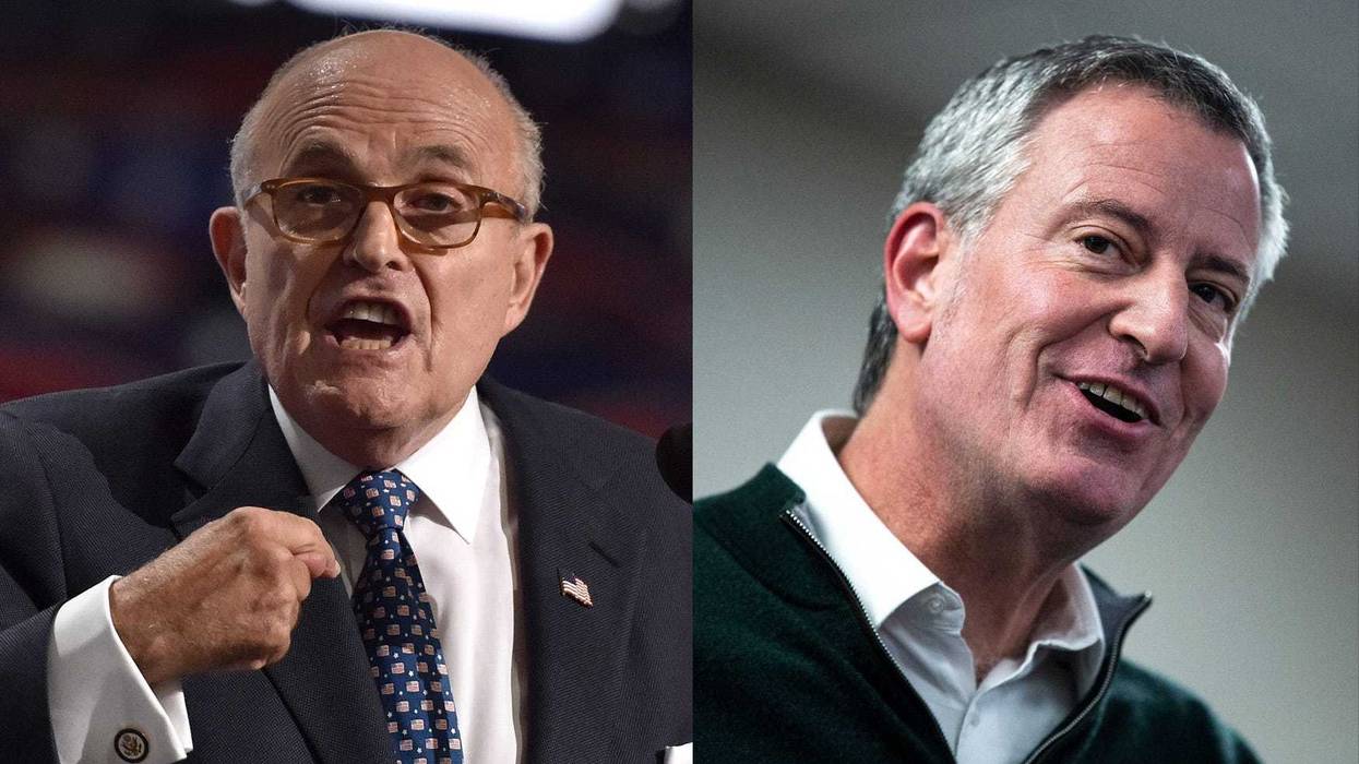 De Blasio Giuliani