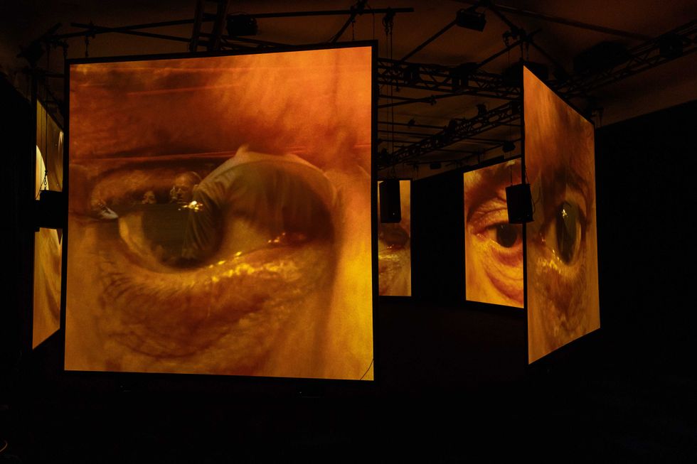 "DE NIRO, NEW YORK," an immersive 360-degree original short film experience exhibited on the ISM Hexadome, which is part of the 2024 Tribeca Festival
