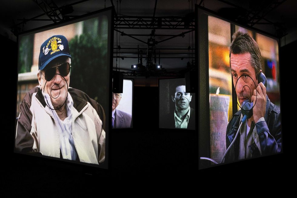 "DE NIRO, NEW YORK," plays on the ISM Hexadome.