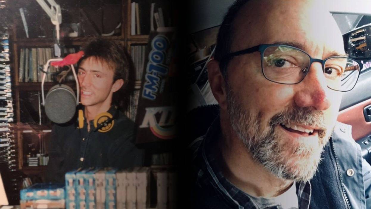 Dean Carlson celebrates KISW