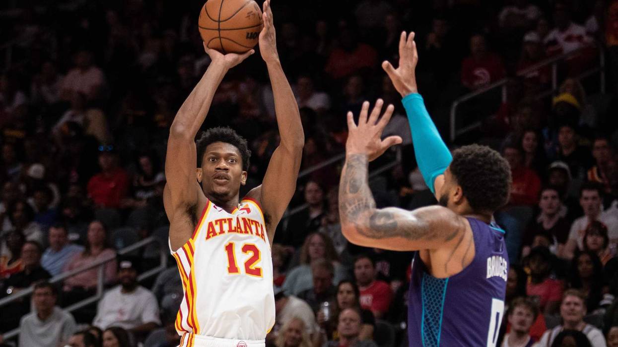 DeAndre Hunter with the Atlanta Hawks