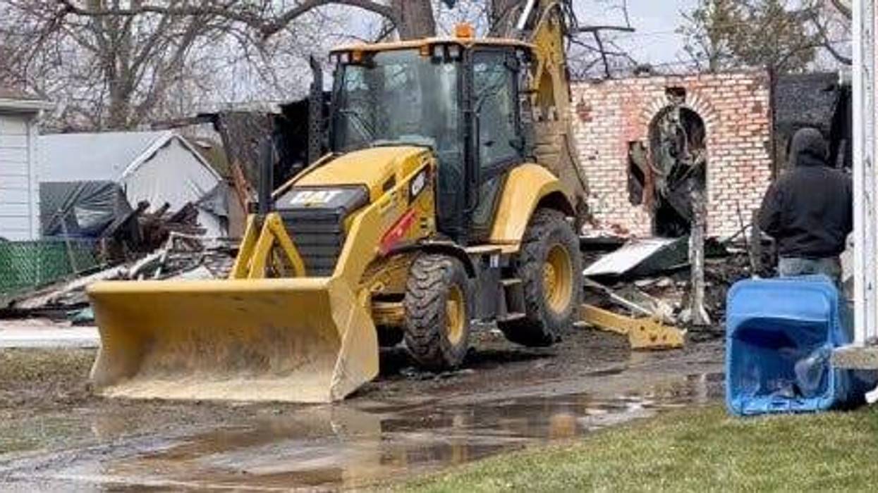 Dearborn Heights home "a total loss" after blazing fire, rest of structure demolished to deter local kids, gawkers