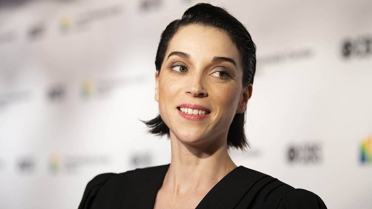 Dec 2, 2018; Washington, DC, USA; Anne Erin Clark, known as singer St. Vincent, attended the 2018 Kennedy Center Honors to honor awardee composer and pianist Philip Glass. Mandatory Credit: Hannah Gaber-USA TODAY
