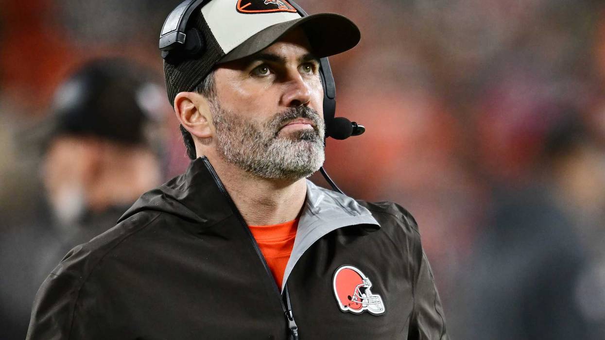 Dec 29, 2024; Cleveland, Ohio, USA; Cleveland Browns head coach Kevin Stefanski looks on during the second half against the Miami Dolphins at Huntington Bank Field.
