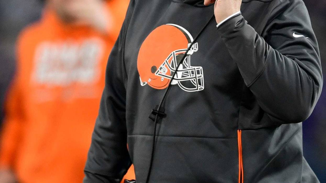 Dec 30, 2018; Baltimore, MD, USA; Cleveland Browns head coach Gregg Williams looks onto the field during the second half against the Baltimore Ravens at M&T Bank Stadium.
