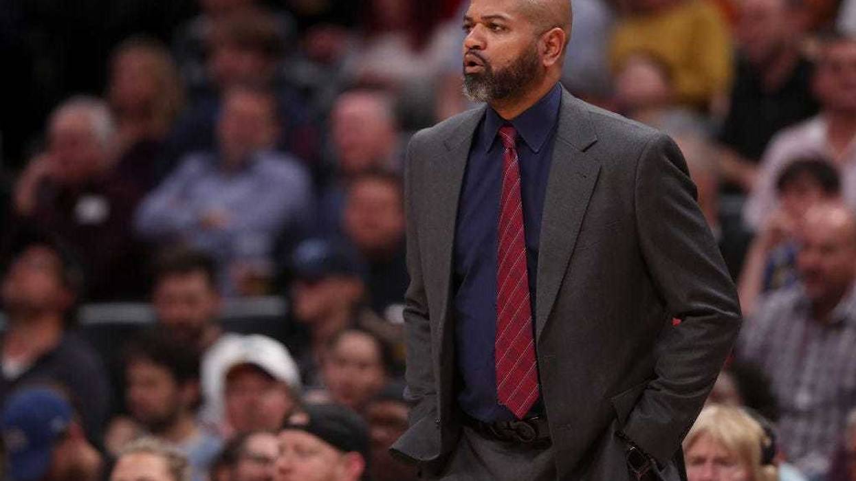 DECEMBER 10: Head coach J. B. Bickerstaff of the Memphis Grizzlies works the sidelines while playing the Denver Nuggets at the Pepsi Center on December 10, 2018 in Denver,