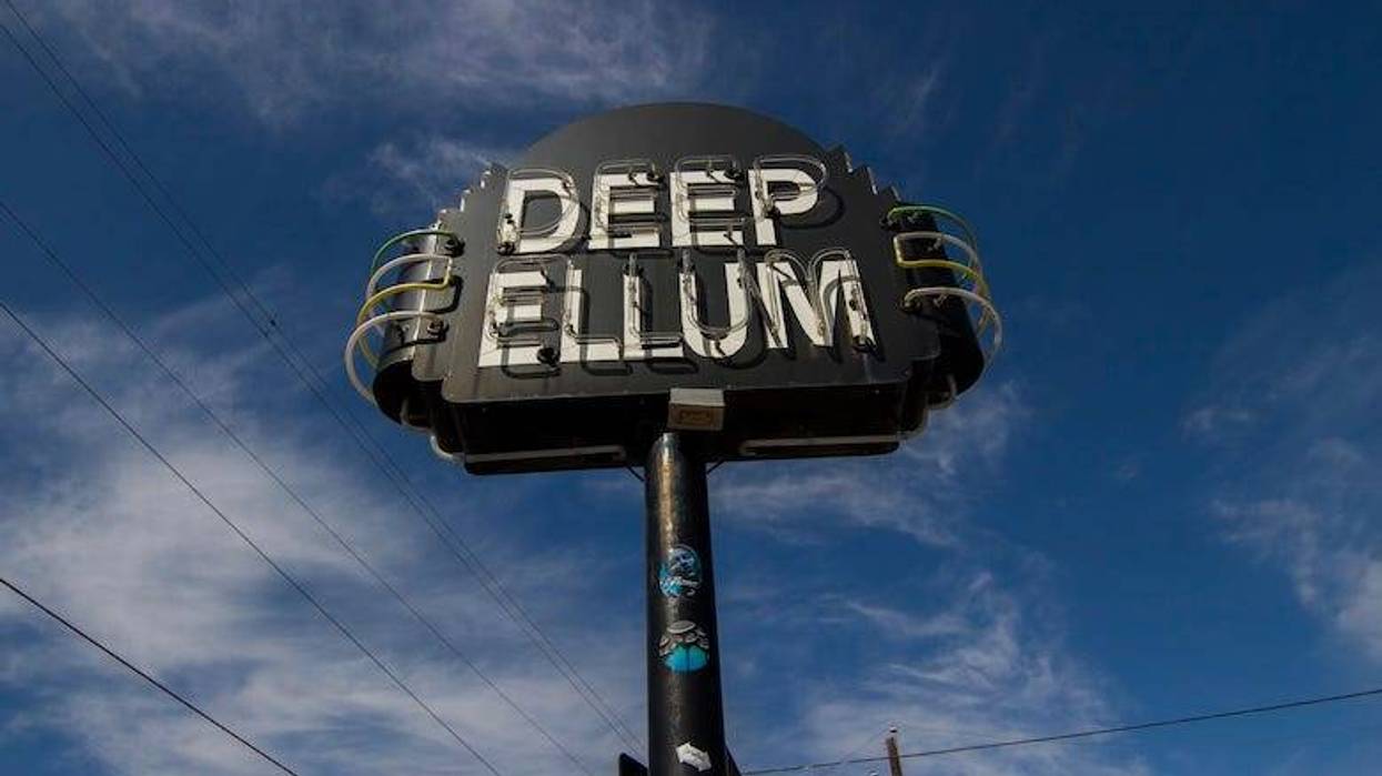 Deep Ellum sign in Dallas, TX