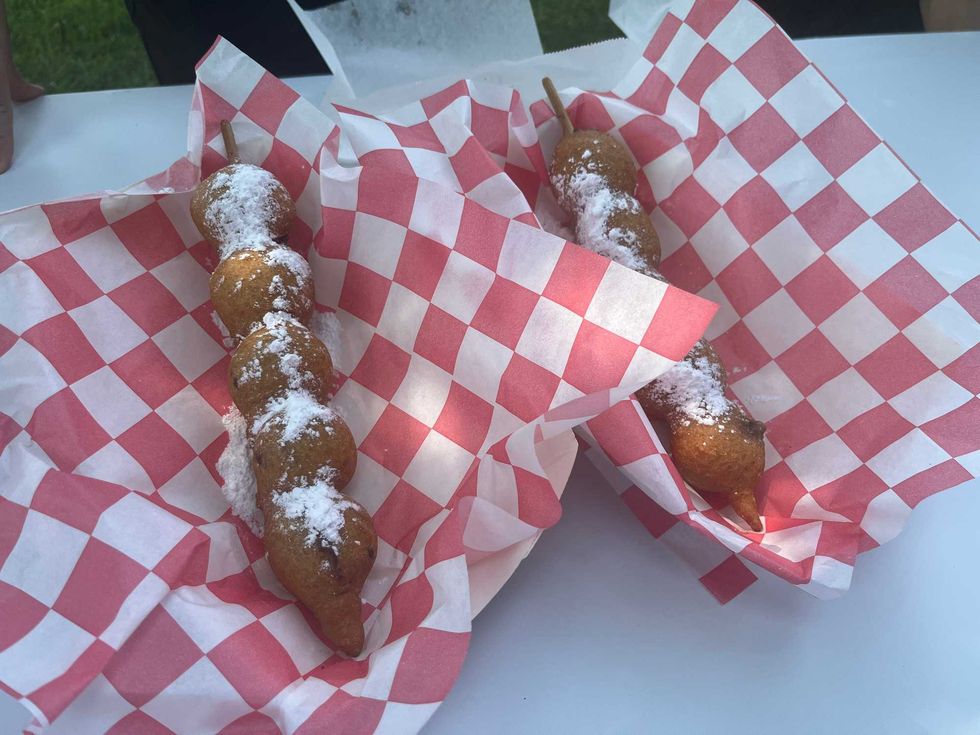 Deep fried cookie dough at the Erie County Fair