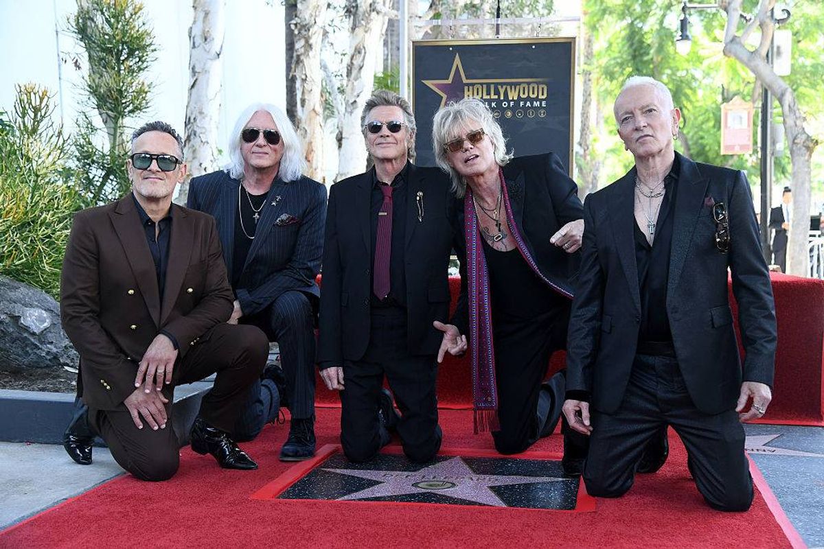 Def Leppard Honored With Star On Hollywood Walk Of Fame