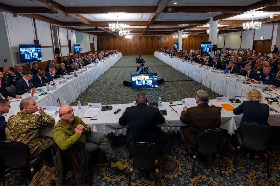 Def. Sec. Austin meets with allies to intensify Ukraine support