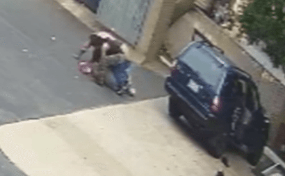 Defendants allegedly beating and choking the victim.