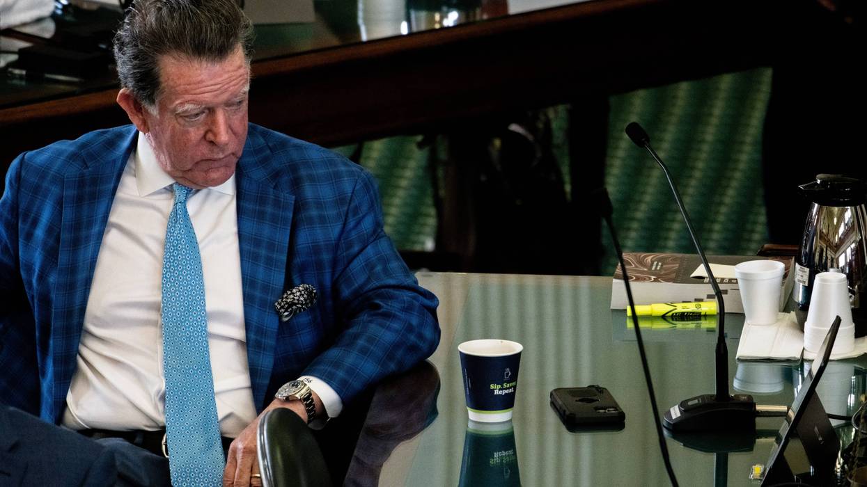 Defense Attorney Dan Cogdell waits during the former Texas State Attorney General Ken Paxton's impeachment trial at the Texas State Capitol on Sept. 16, 2023, in Austin, Texas.