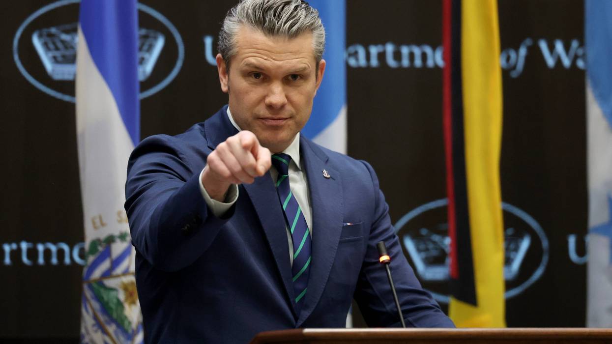Defense Secretary Pete Hegseth speaks during the inaugural Americas Counter Cartel Conference at the U.S. Southern Command Headquarters on March 05, 2026 in Doral, Florida