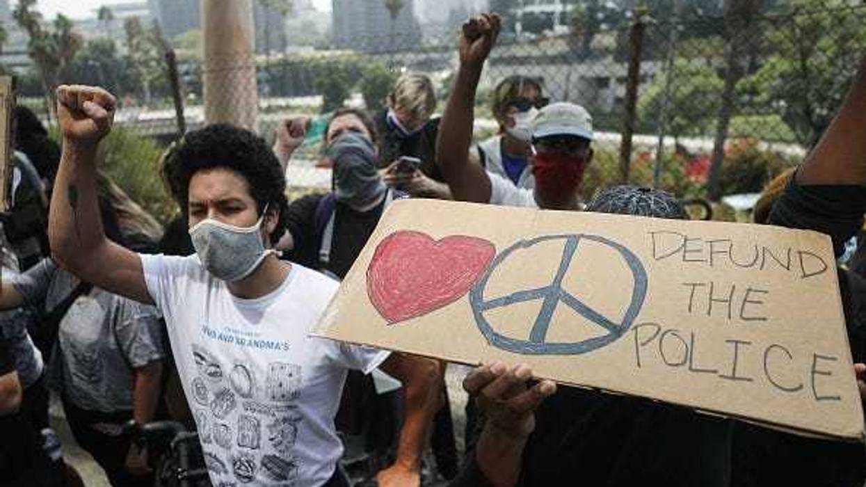 Defund Police protest Los Angeles