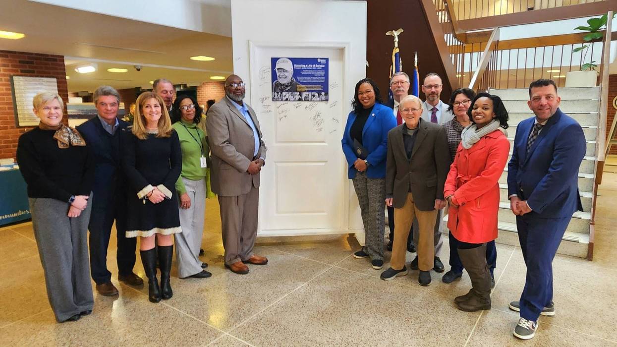 Delaware County honors Jimmy Carter’s Habitat for Humanity work with unique marker: A door